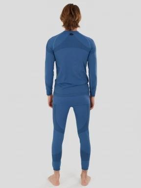 Fundango Seamless Baselayer Set męski komplet bielizny ciemnoniebieski 1