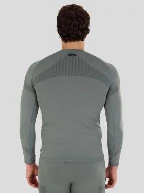Fundango Seamless Baselayer Set męski komplet bielizny zielony 3