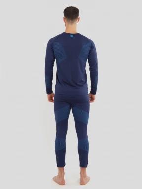 Fundango Seamless Baselayer Set męski komplet bielizny ciemnoniebieski 3