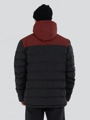 Fundango Passat Padded Jacket męski pikowana kurtka przejściowa czerwony 3
