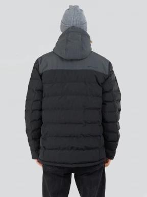Fundango Passat Padded Jacket męski pikowana kurtka przejściowa czarny 3