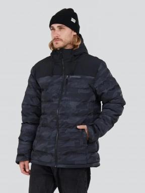 Fundango Passat Padded Jacket męski pikowana kurtka przejściowa czarny 1