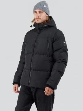 Fundango Ewan Puffer Jacket męski kurtka przejściowa czarny 1