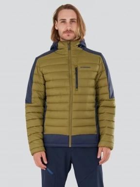 Fundango Matt Hooded Jacket męski pikowana kurtka przejściowa zielony 1