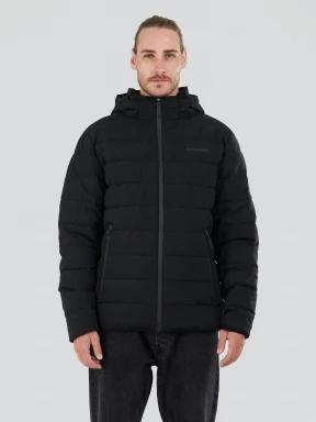 Fundango Hubble Padded Jacket męski pikowana kurtka przejściowa czarny 1