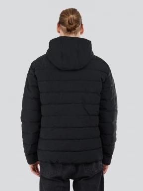Fundango Hubble Padded Jacket męski pikowana kurtka przejściowa czarny 3