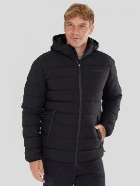 Fundango Hubble Padded Jacket męski pikowana kurtka przejściowa czarny 1