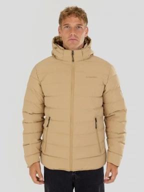 Fundango Hubble Padded Jacket męski pikowana kurtka przejściowa żółty 1