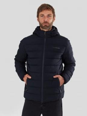 Fundango Hubble Padded Jacket męski pikowana kurtka przejściowa ciemnoniebieski 1