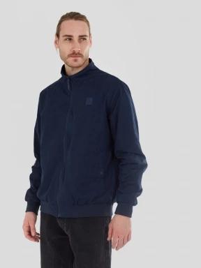 Fundango Harrington Casual Jacket męski kurtka przejściowa ciemnoniebieski 1