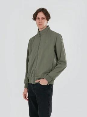 Fundango Harrington Casual Jacket męski kurtka przejściowa zielony 1