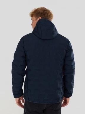 Fundango Smoke Eco Hooded Jacket męski kurtka na wycieczki ciemnoniebieski 3