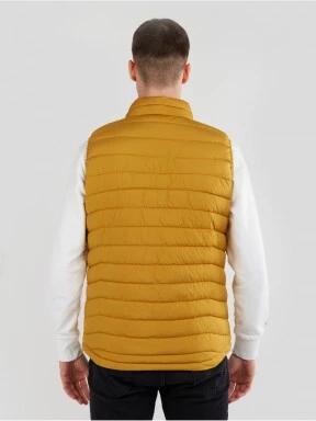 Fundango Hollow Padded Vest męski kamizelka żółty 3