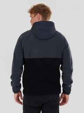 Fundango Carlos Fleece Pullover męski sweter z kapturem szary 3