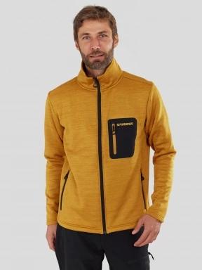 Fundango Revolution Fullzip Fleece męski bluza z polaru żółty 1