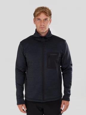 Fundango Revolution Fullzip Fleece męski bluza z polaru czarny 1