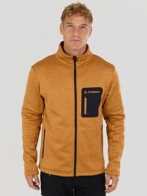 Fundango Revolution Fleece Jacket męski bluza z polaru pomarańczowy 1