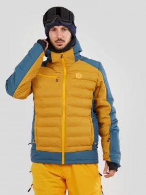 Fundango Orion Padded Jacket męski pikowana kurtka narciarska brąz 1