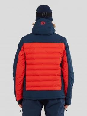 Fundango Orion Padded Jacket męski pikowana kurtka narciarska pomarańczowy 3