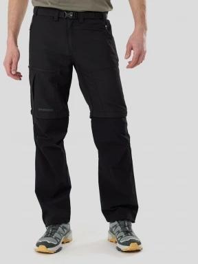 Fundango Aniak 2in1 Trekking Pants męski spodnie turystyczne czarny 1
