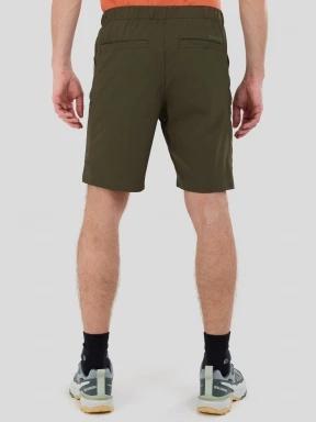 Fundango Elkford Cargo Trekking Shorts męski krótkie spodnie turystyczne z bocznymi kieszeniami zielony 3