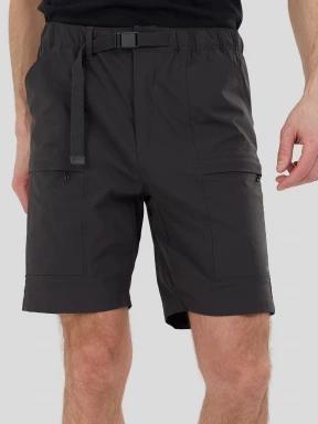 Fundango Elkford Cargo Trekking Shorts męski krótkie spodnie turystyczne z bocznymi kieszeniami szary 1
