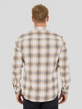 Fundango Harris Shirt męski koszula z dlugim rekawem piasek 3