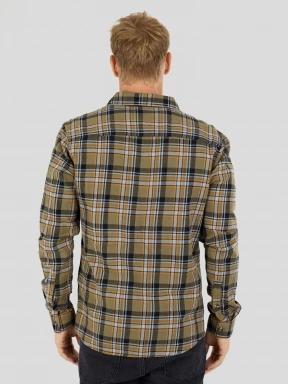 Fundango Harris Shirt męski koszula z dlugim rekawem oliwka 3