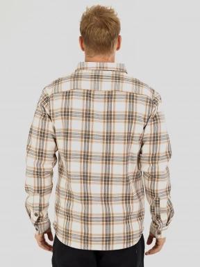 Fundango Roddy Lined Shirt męski kurtka koszulowa piasek 3