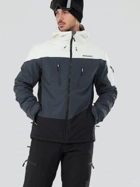 Fundango Privet Allmountain Jacket męski kurtka narciarska szary 1