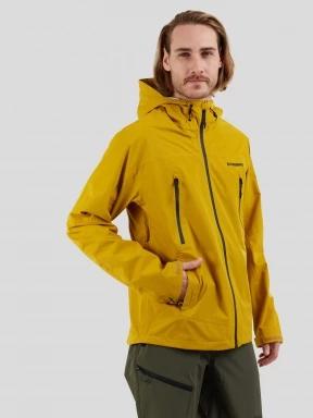 Fundango Piorini II  Waterproof Jacket męski plaszcz przeciwdeszczowy żółty 1