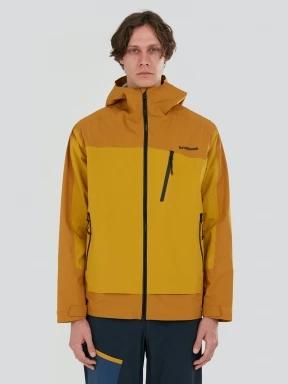 Fundango Levy 3L Jacket męski kurtka przeciwdeszczowa brąz 1