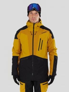 Fundango Rigel ECO 3L Jacket męski kurtka przeciwdeszczowa żółty 1