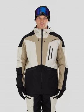 Fundango Rigel ECO 3L Jacket męski kurtka przeciwdeszczowa piasek 1
