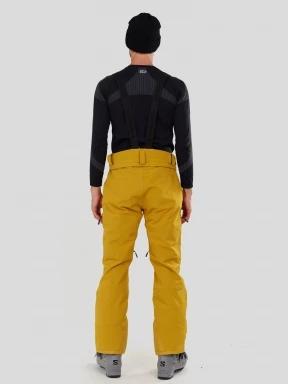 Fundango Teak Pants męski spodnie narciarskie żółty 3