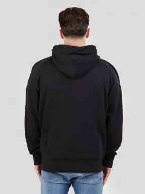 Fundango Talis Hooded Sweatshirt męski sweter czarny 3