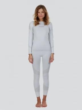 Fundango Seamless Baselayer Set damski komplet bielizny biały 1