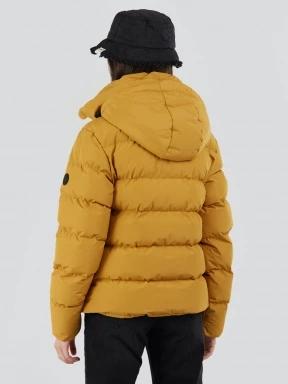 Fundango Amber Padded Jacket damski pikowana kurtka przejściowa żółty 3