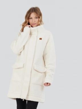 Fundango Elle Fleece Jacket damski kurtka przejściowa biały 1