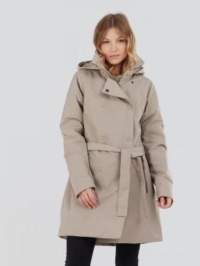 Fundango Charlotte Trenchcoat damski prochowiec piasek 1