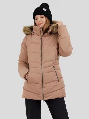 Fundango Prue Padded Jacket damski kurtka zimowa brąz 1