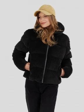 Fundango Lina Padded Jacket damski pikowana kurtka przejściowa czarny 1