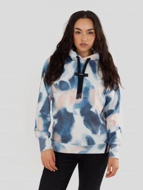 Fundango Challenger Pullover damski sweter z kapturem niebieski 1