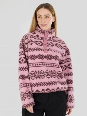 Fundango Pacha Fleece Jacket damski bluza z polaru różowy 1