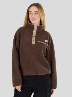 Fundango Pacha Fleece Jacket damski bluza z polaru brąz 1