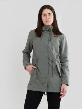 Fundango Tapara Waterproof Jacket damski plaszcz przeciwdeszczowy zielony 1