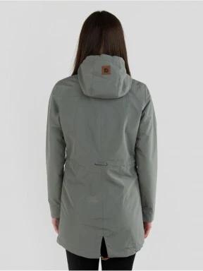 Fundango Tapara Waterproof Jacket damski plaszcz przeciwdeszczowy zielony 3