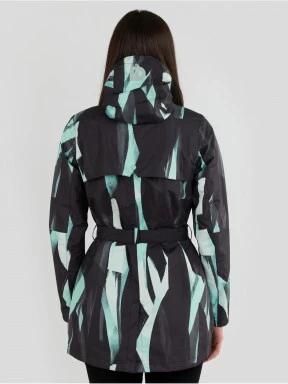 Fundango Regina Waterproof Trench Jacket damski plaszcz przeciwdeszczowy wielokolorowy 3
