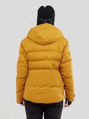 Fundango Elyra Padded Jacket damski pikowana kurtka narciarska brąz 3