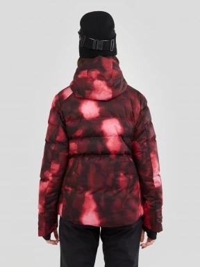 Fundango Elyra Padded Jacket damski pikowana kurtka narciarska czerwony 3